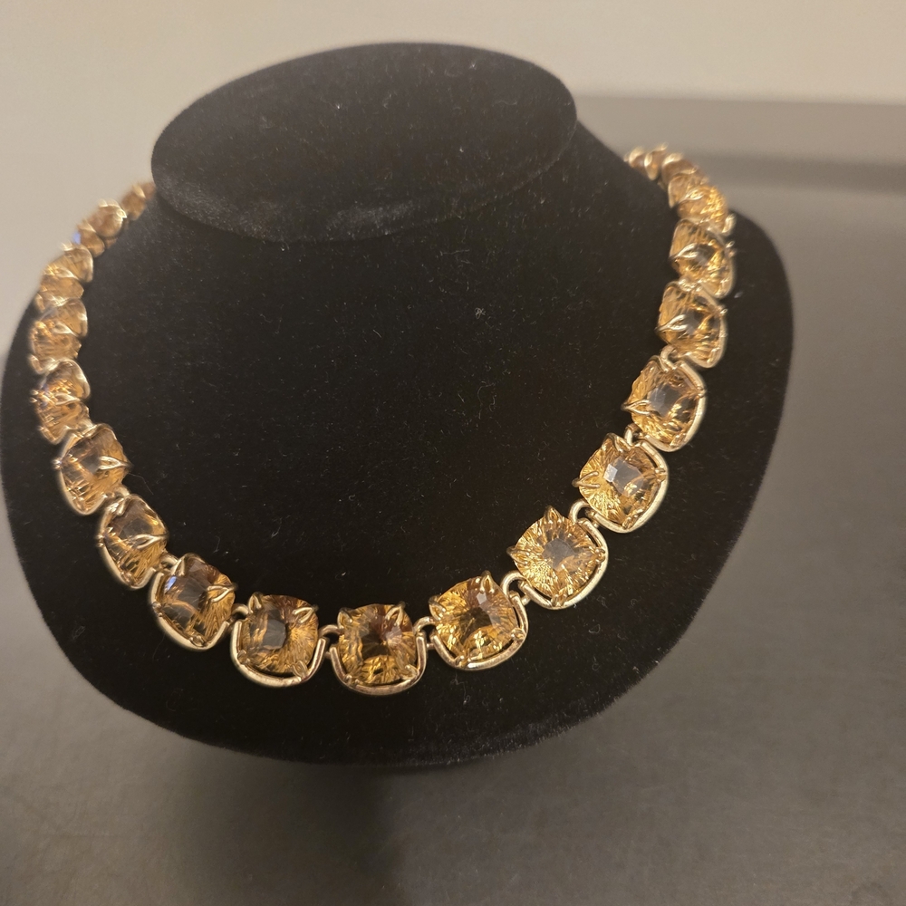 CAbi Gold and Brown Women's Necklace